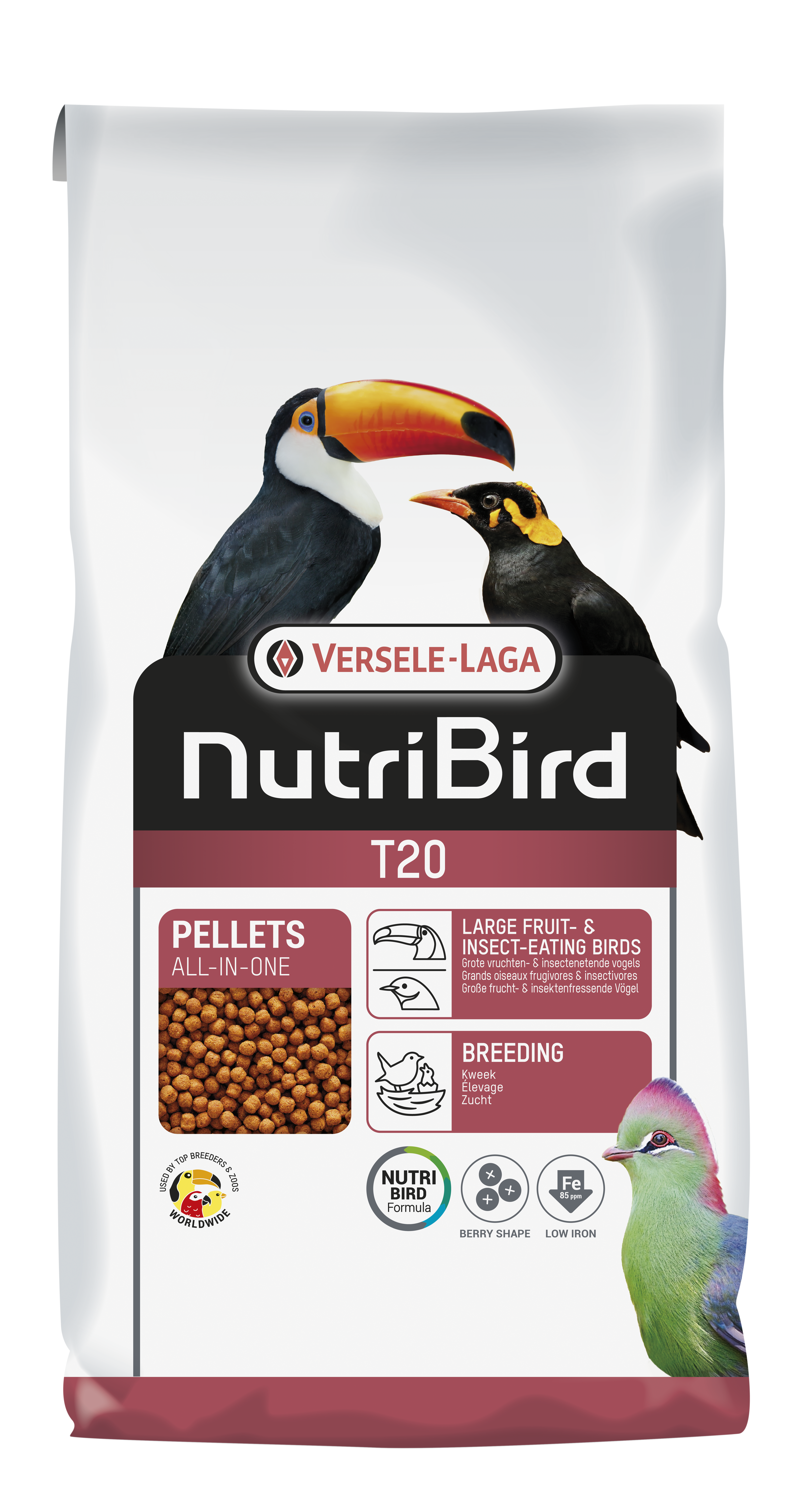 Versele Laga NutriBird T20 Bird Feed  10kg